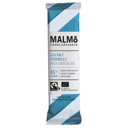 MÖ Bars Milk Chocolate & Sea Salt Sprinkles 45% FT